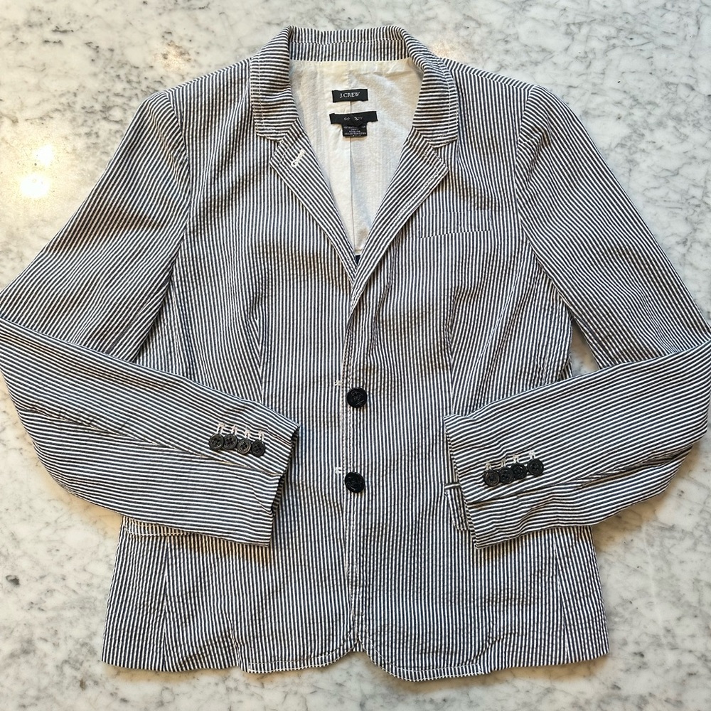 J.Crew Schoolboy Seersucker Blazer